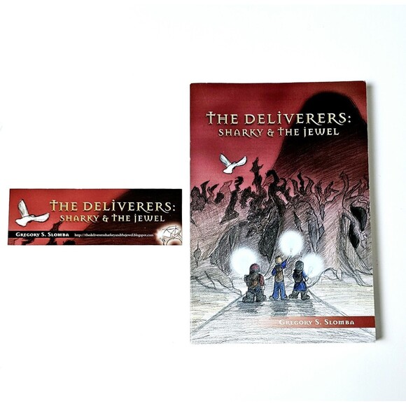 THE DELIVERERS SHARKY AND THE JEWEL SIGNED 1st Gregory S Slomba Award Winner NEW - Picture 8 of 9